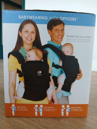 mochila bebés gemelos twingo