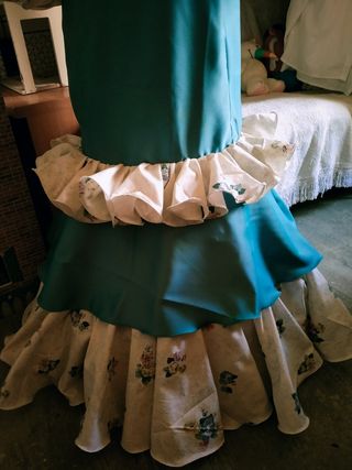 Traje flamenca gitana sevillana t.48