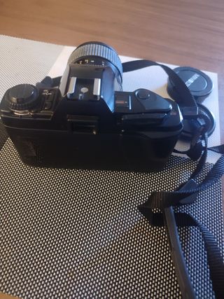 Cámara de fotos analógica retro vintage