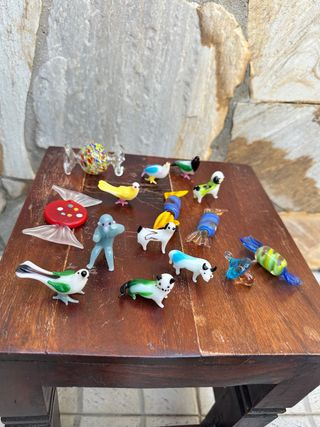 Animali e oggetti vari in vetro di Murano