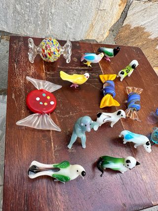 Animali e oggetti vari in vetro di Murano