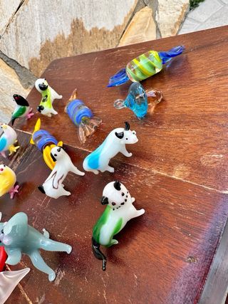 Animali e oggetti vari in vetro di Murano