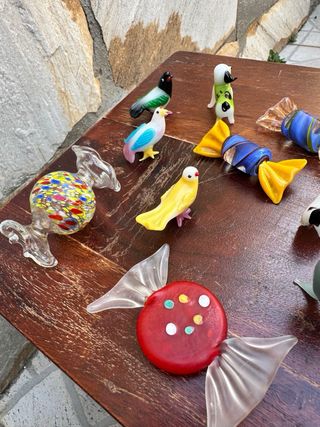 Animali e oggetti vari in vetro di Murano