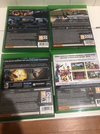 Lote juegos xbox one