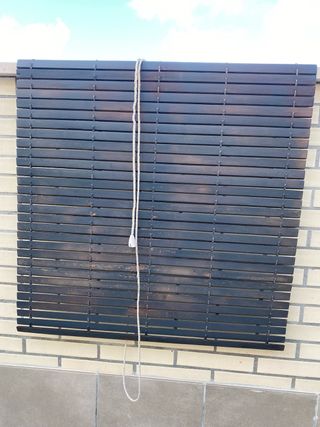 Persiana enrollable madera