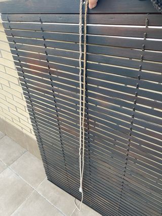 Persiana enrollable madera