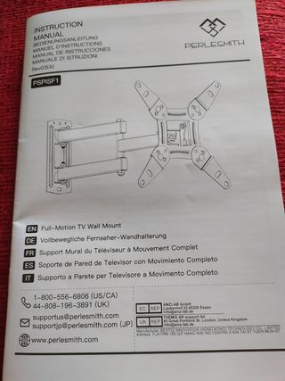 SOPORTE PARED TV CON MOVIMIENTO COMPL