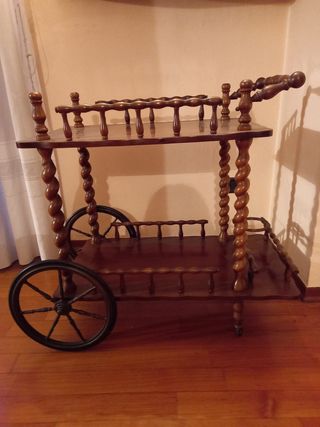 Carrello bar in legno