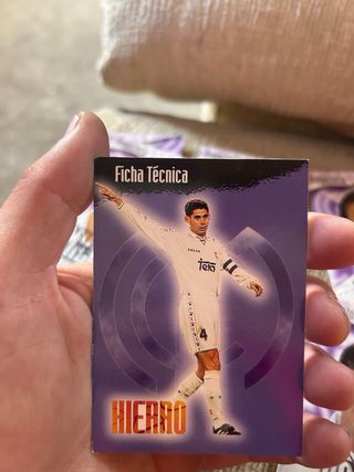 Cromo Real Madrid Hierro 96/97