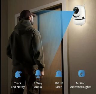 2 CÁMARAS WI-FI DE SEGURIDAD