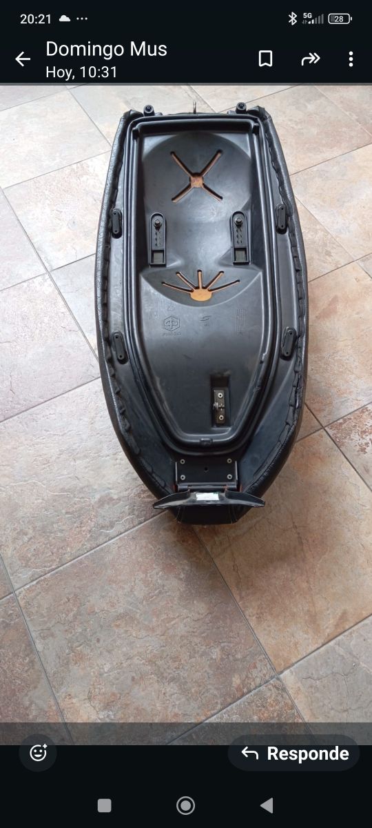 Asiento motocicleta Piaggio