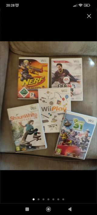 5 juegos Nintendo Wii