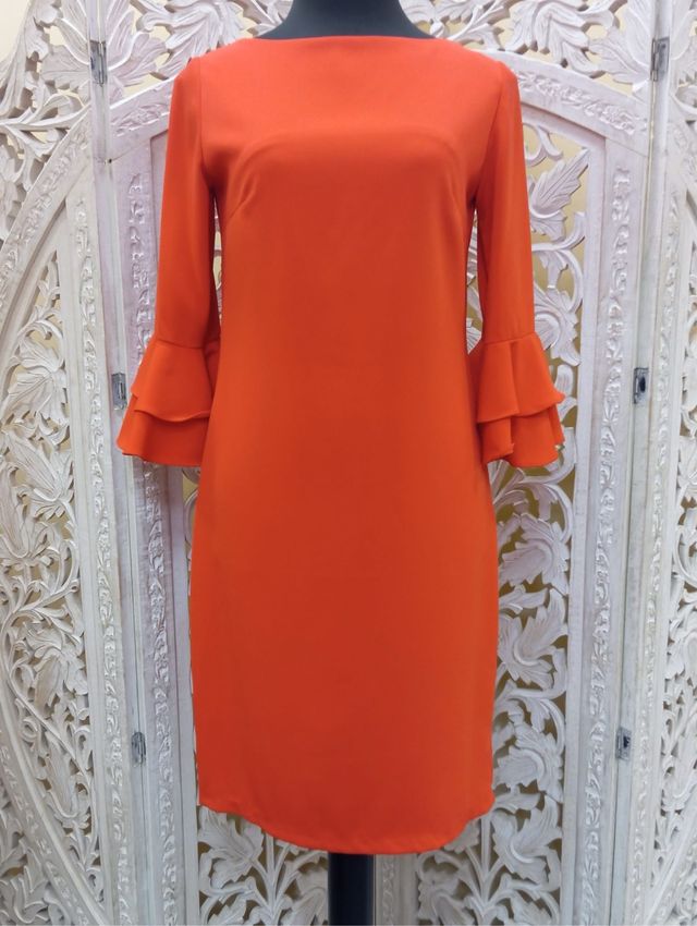 Vestido invitada rojo