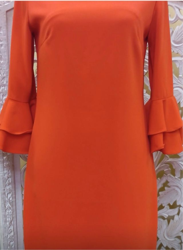 Vestido invitada rojo