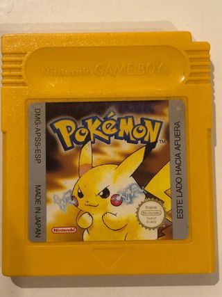 Juego Pokemon Amarillo Gameboy