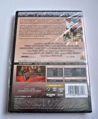 DVD Hannah y sus Hermanas Woody Allen