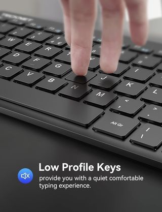 Teclado inalámbrico tecknet ultrafino