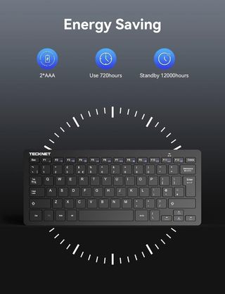 Teclado inalámbrico tecknet ultrafino