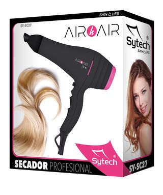 Secador de Pelo Profesional Iónico Motor AC 2220W