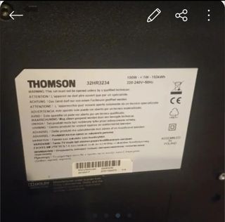 Televisión Thompson 32 pulgadas.