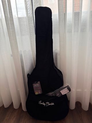Guitarra acústica Harley Benton azul