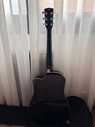 Guitarra acústica Harley Benton azul