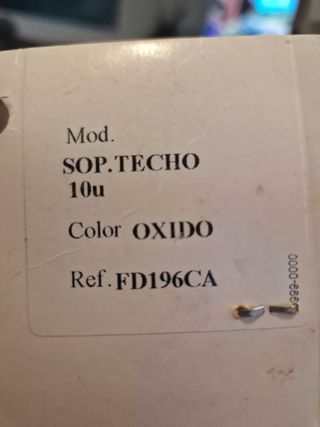 4 x Soporte techo palo cortina