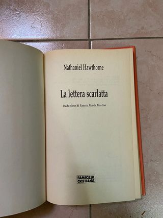 "La lettera scarlatta” di Nathaniel Hawthorne ita
