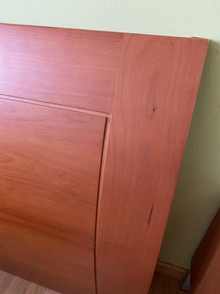 Cabecero de cama de madera maciza diseño elegante