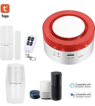 Sistema de Alarma, wifi, tuya smartlife, alexa,