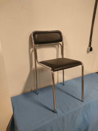 Silla de cocina en piel