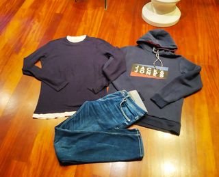 Pantalón Zara t.38 y camiseta Sfera t.M