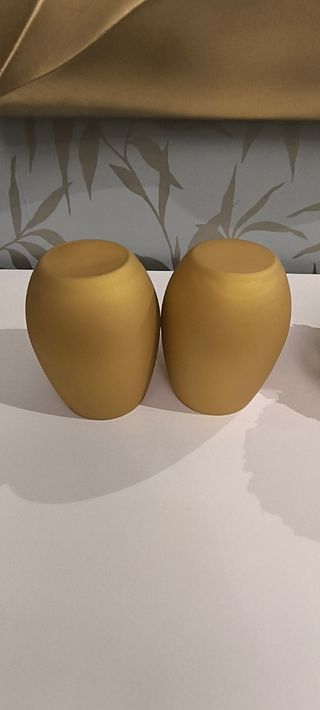 2 Vasos dorados