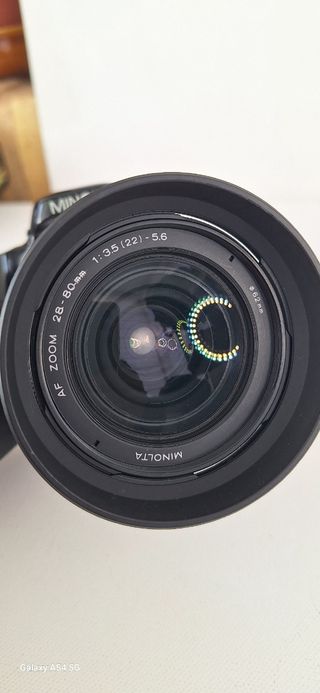 Minolta Dynax 500 si, camara analógica