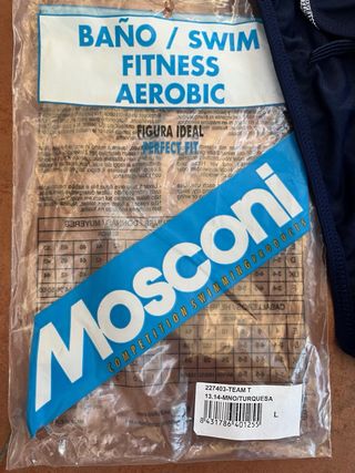 Bañador hombre MOSCONI y gorro de silicona KRAFWIN