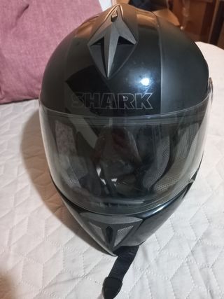 Casco moto shark negro