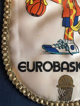 Banderín antiguo Eurobasket 73