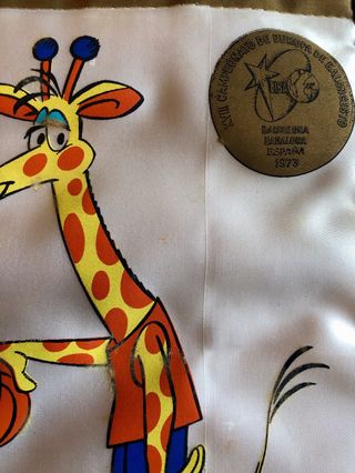 Banderín antiguo Eurobasket 73