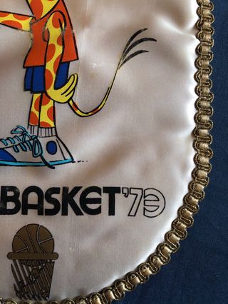 Banderín antiguo Eurobasket 73