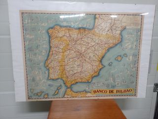 Mapa de España del banco de Bilbao