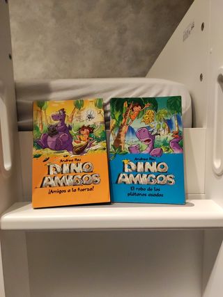 2 LIBROS DINO AMIGOS