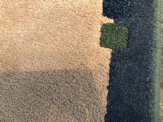 Alfombra beis acrilica