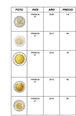 50 Monedas “Especiales “