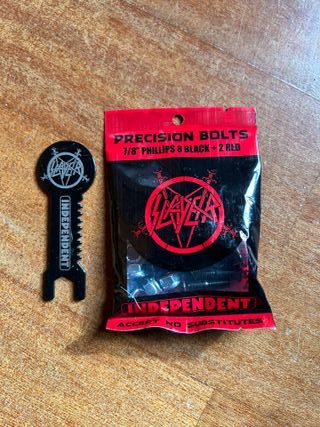 Independent x Slayer tornillos skate 7/8''