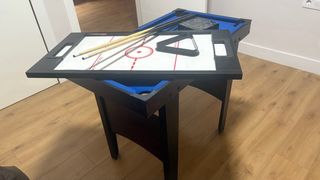 Mini mesa de billar ping pong y hokey