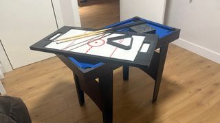 Mini mesa de billar ping pong y hokey