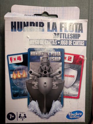 Juego cartas hundir la flota