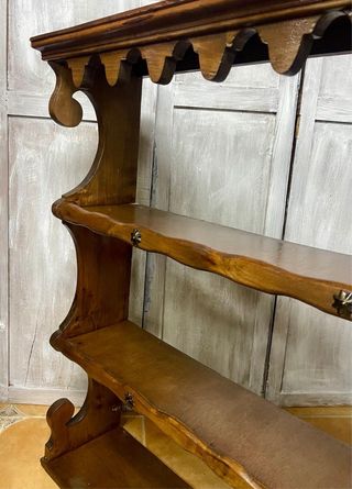 LIBRERÍA RUSTICA DE PARED