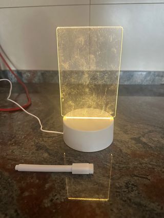 Pizarra con led
