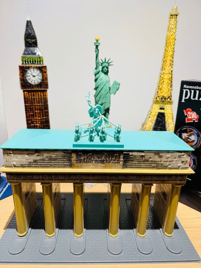 4 puzzles ravensburger monumentos 